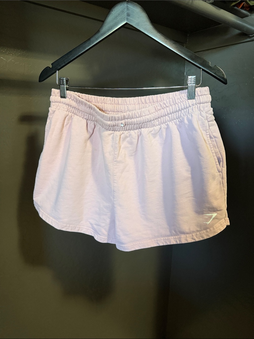 Gymshark Women’s Light Pink Athletic Shorts